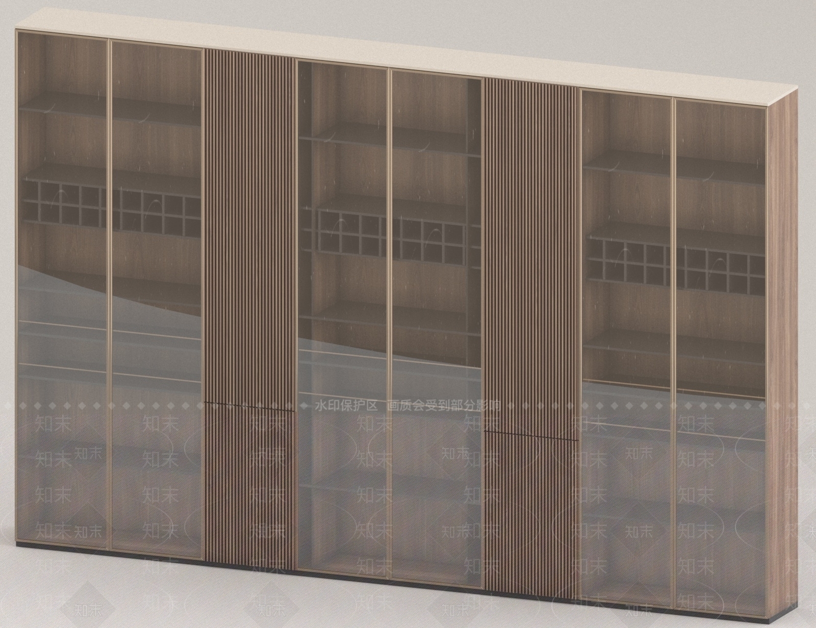 现代酒柜3D模型下载【ID:1187165785】
