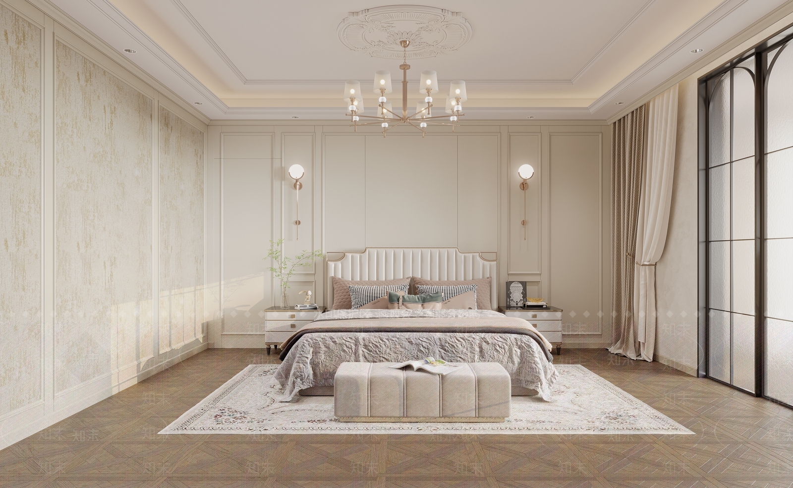 美式影音室3D模型下载【ID:1215039430】