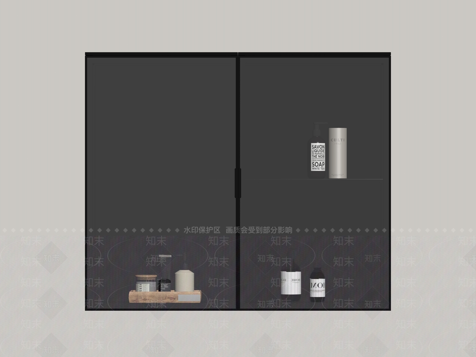 现代其他柜子SU模型下载【ID:1187166441】