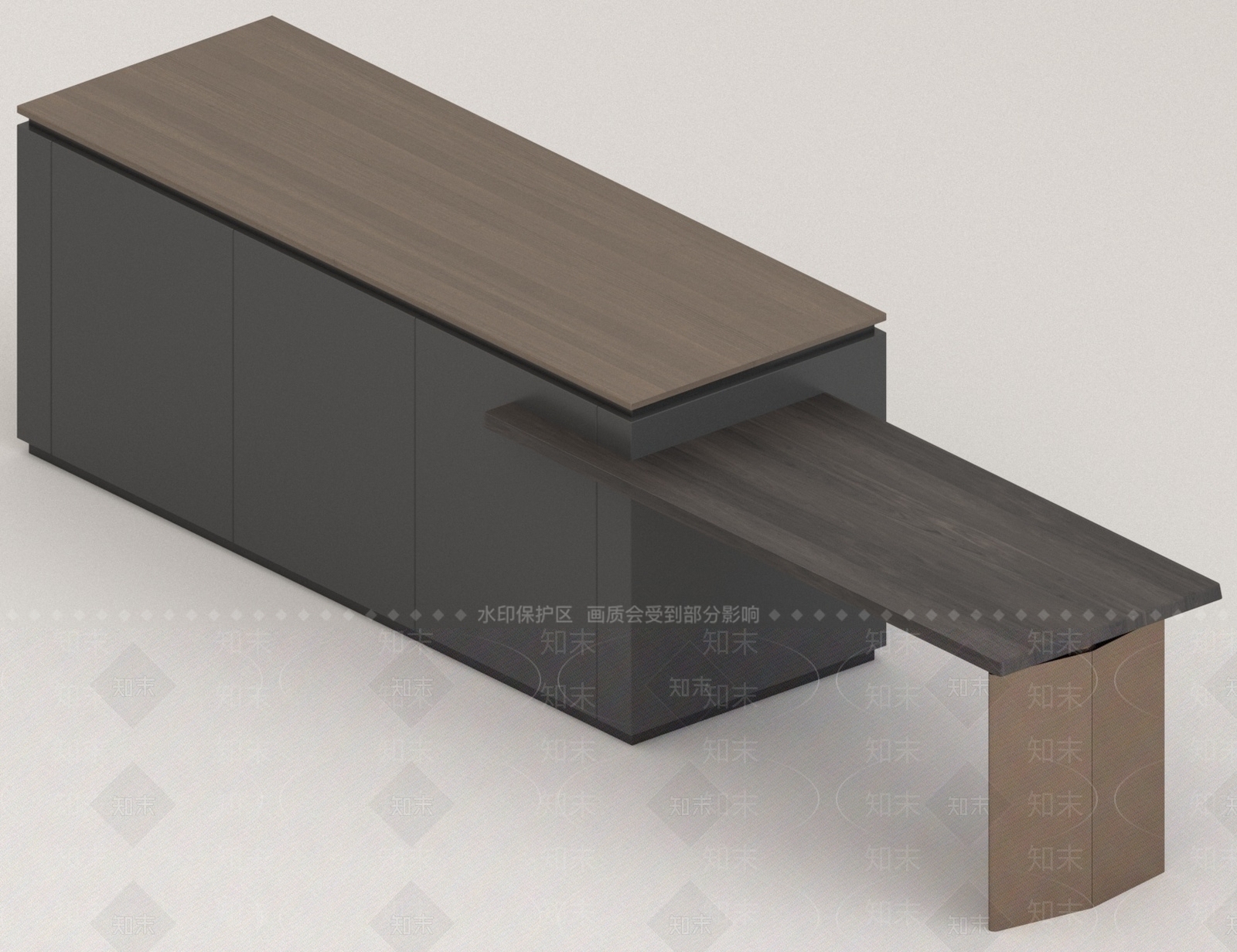 现代吧台3D模型下载【ID:1187168358】
