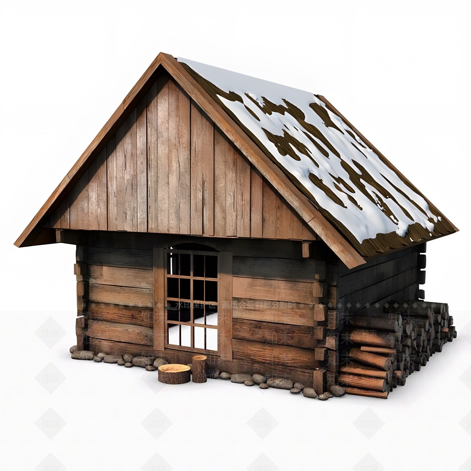中式古建3D模型下载【ID:1187169678】