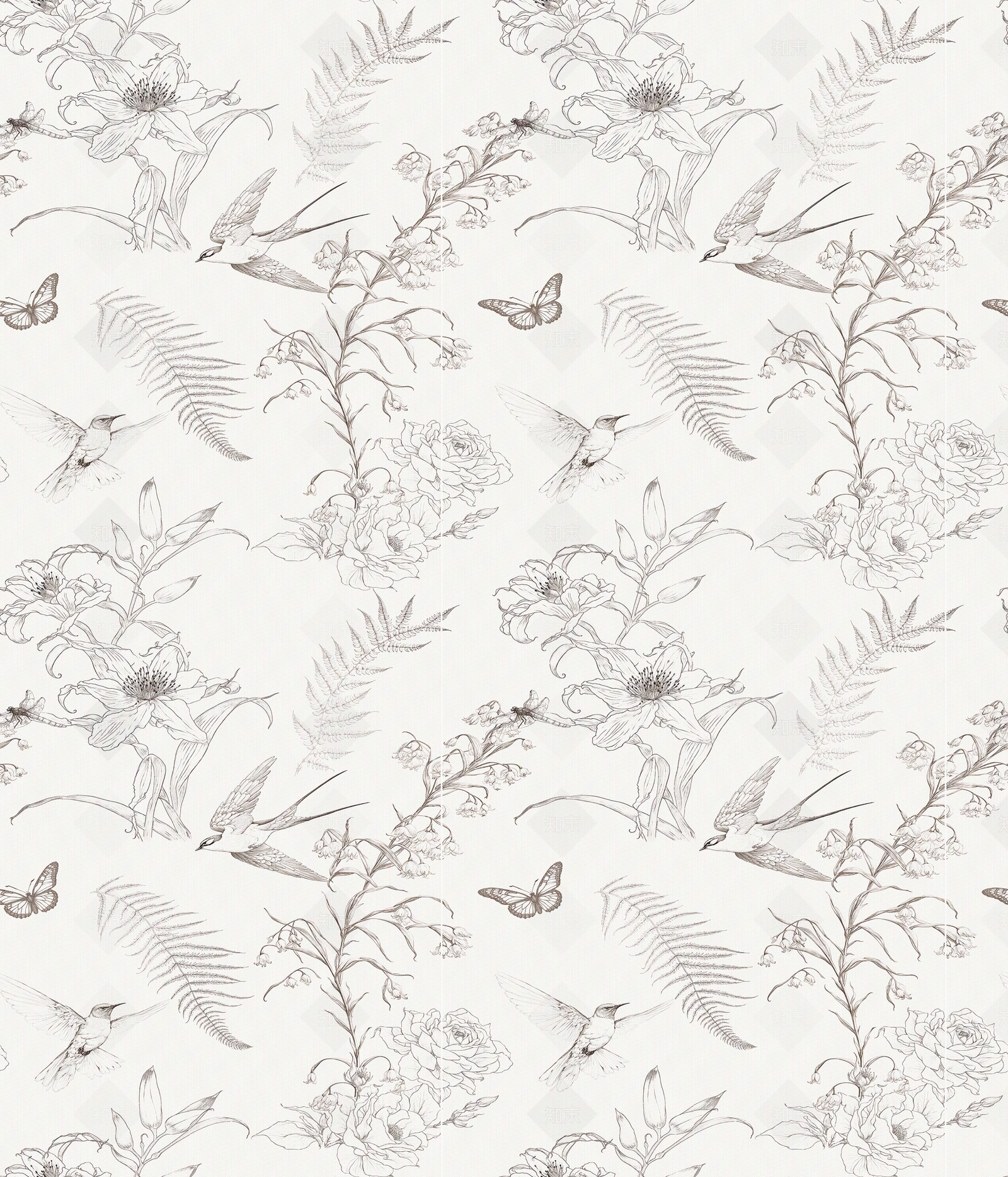 复古中古花纹砖贴图下载【ID:1187171139】