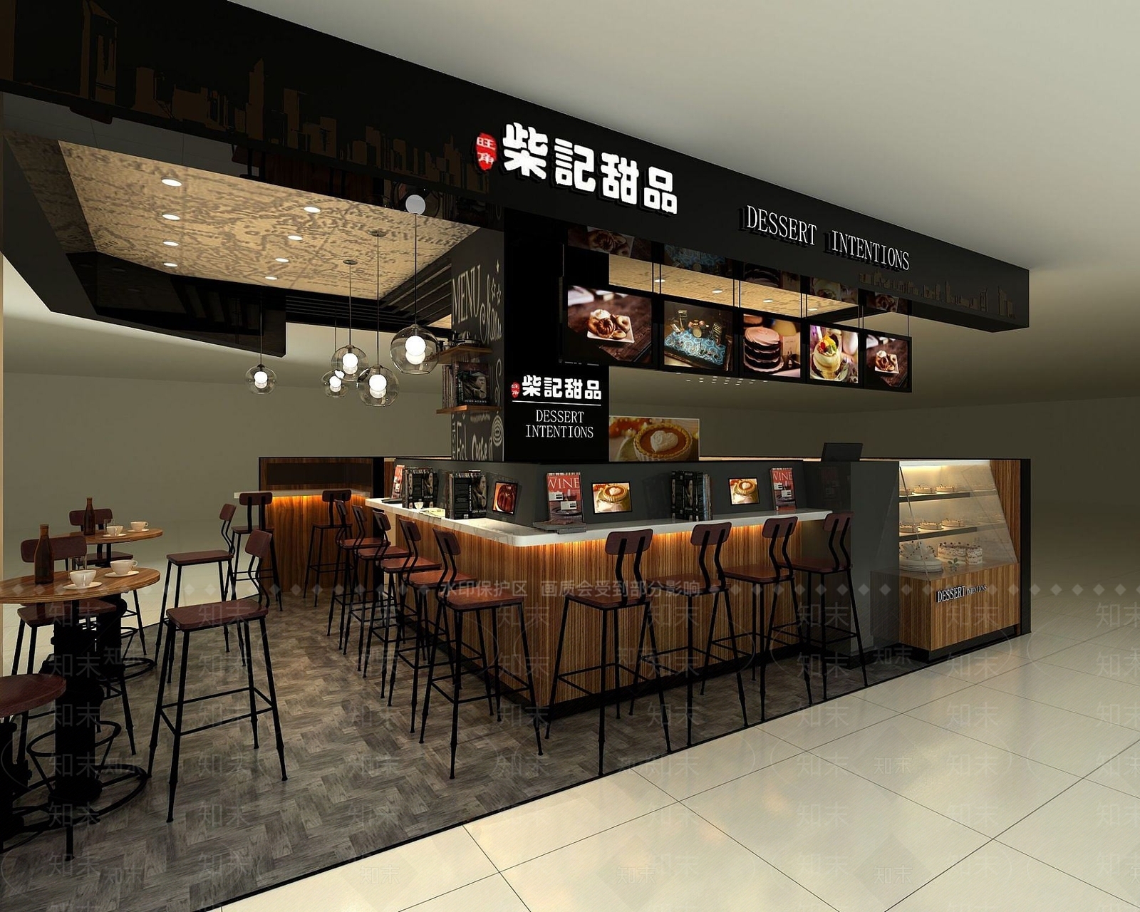 现代办公大厅3D模型下载【ID:1187175188】