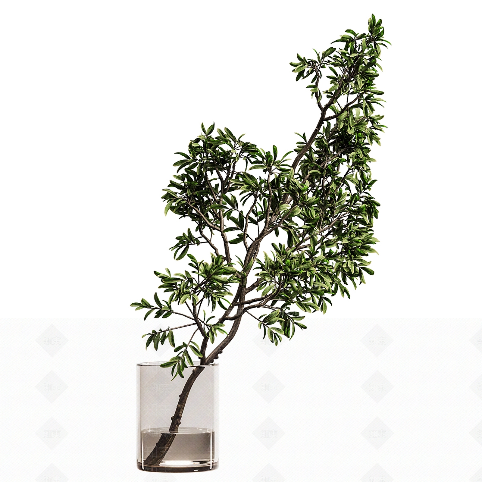 新中式现代花艺3D模型下载【ID:1187178824】