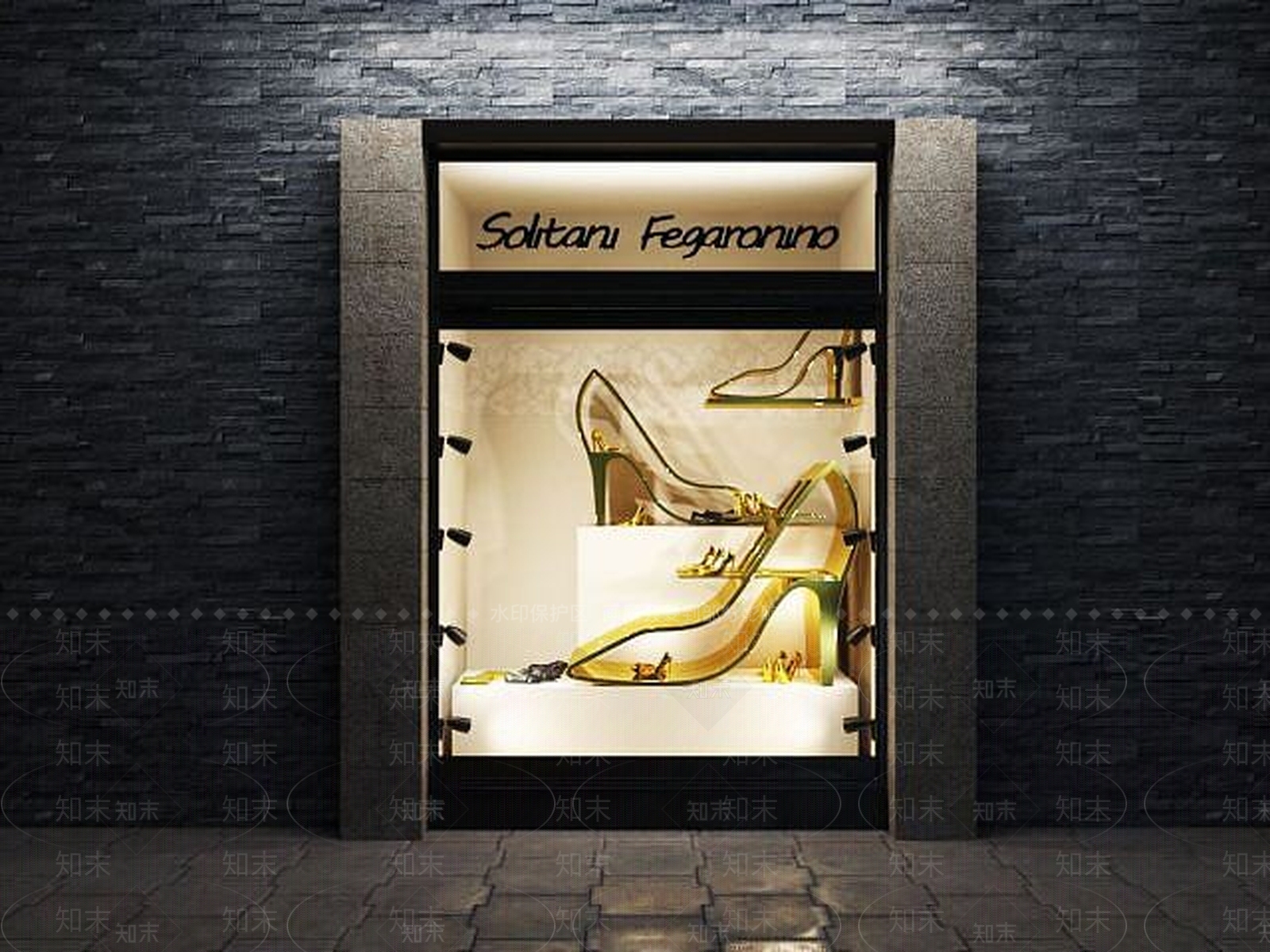 现代摆件组合3D模型下载【ID:1187185270】