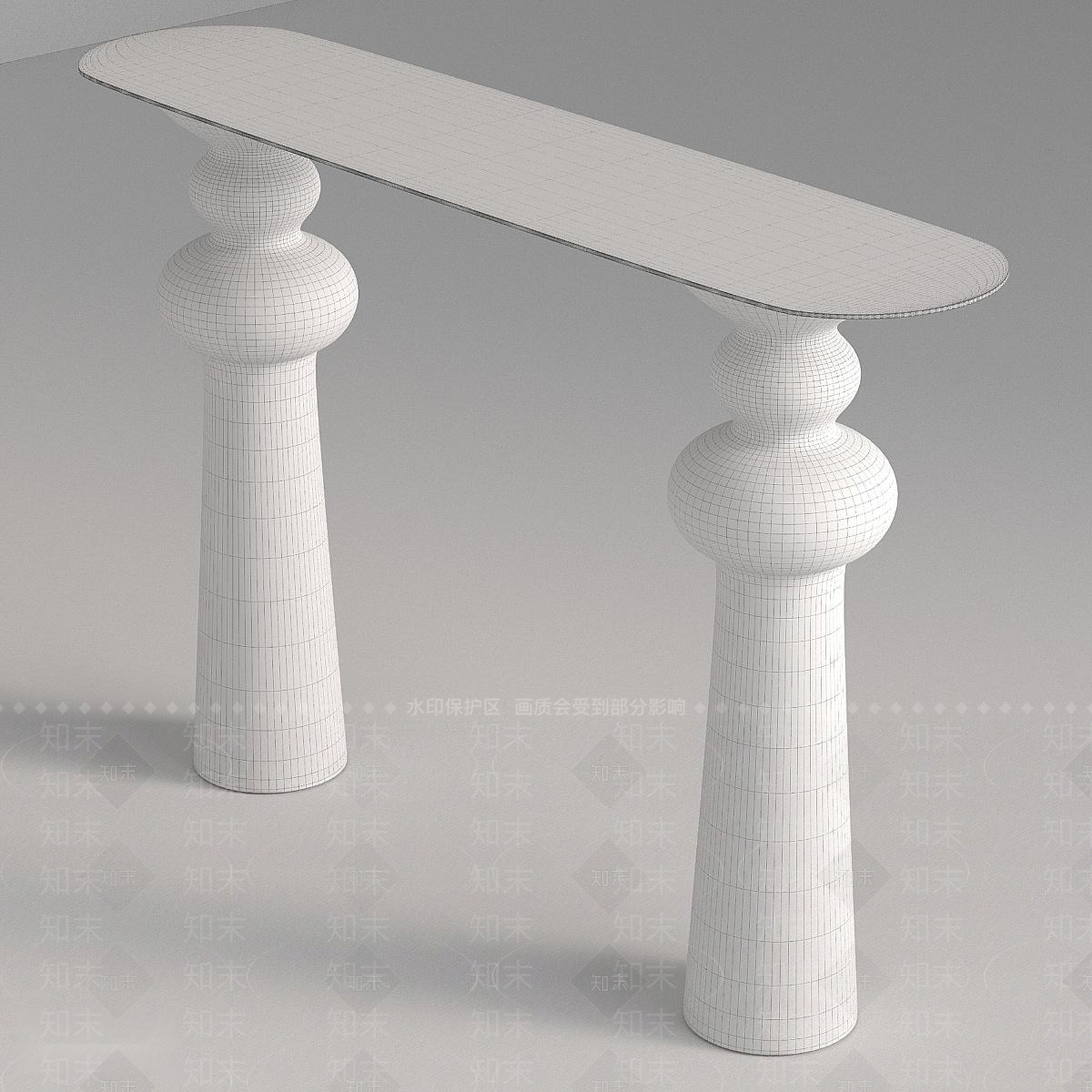 现代简约玄关柜3D模型下载【ID:1187187467】