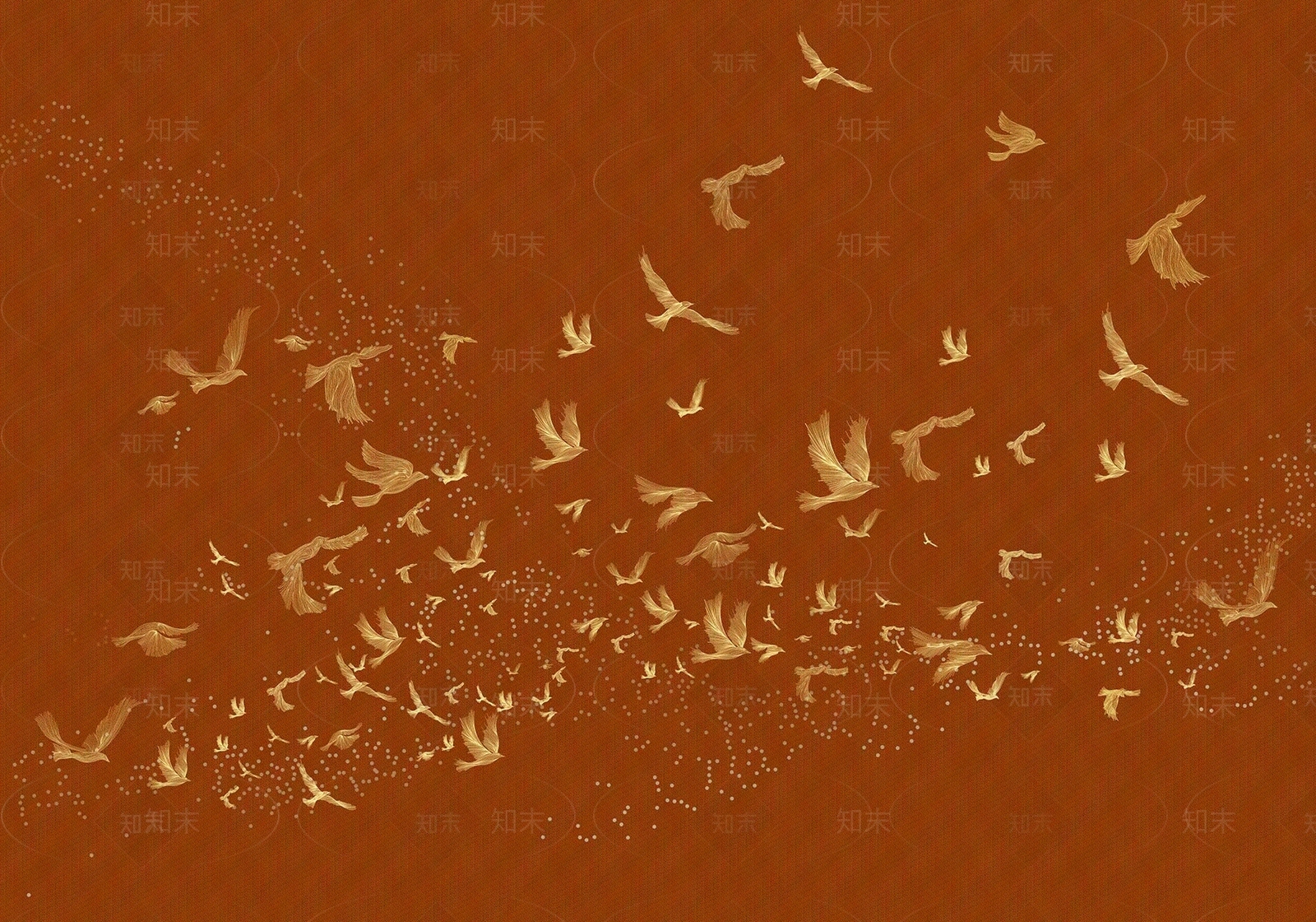 新中式现代壁纸贴图下载【ID:1187188701】