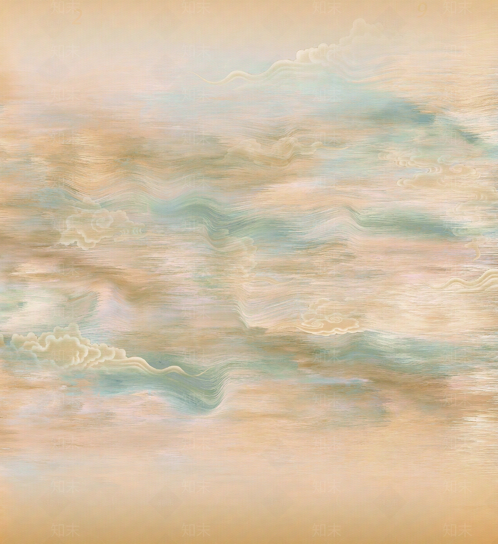 新中式现代壁纸贴图下载【ID:1187189550】