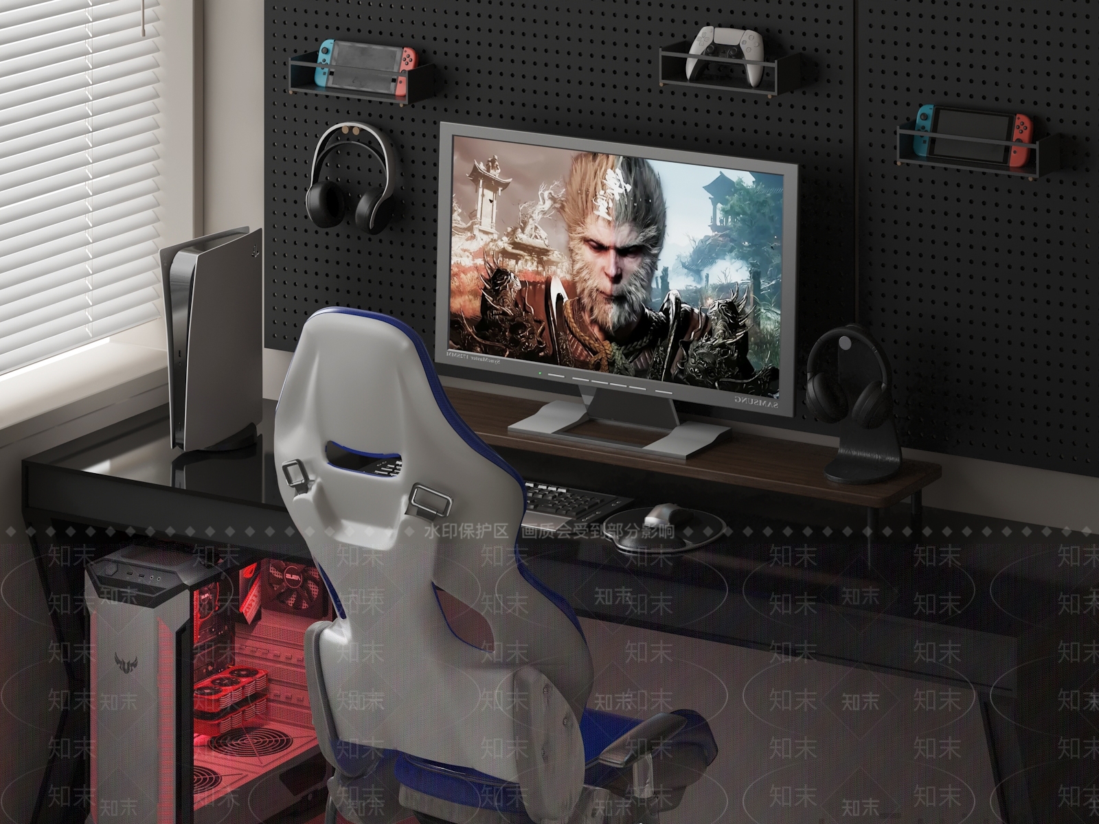 现代其他桌椅3D模型下载【ID:1187194898】