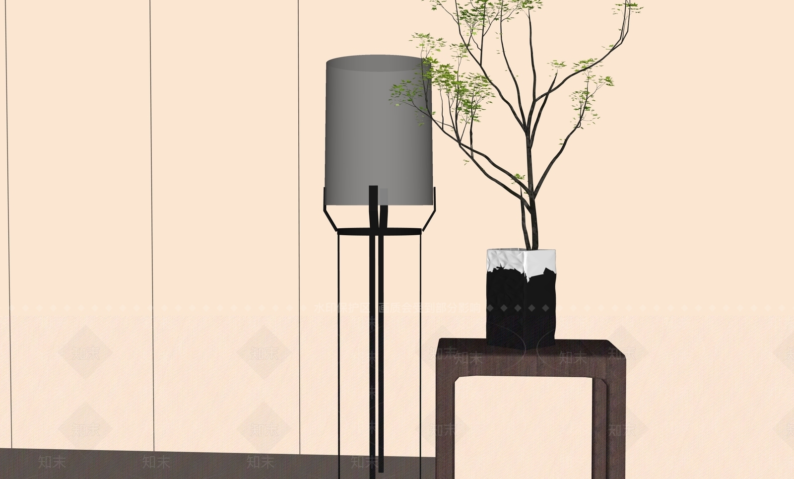盆栽SU模型下载【ID:1187200456】