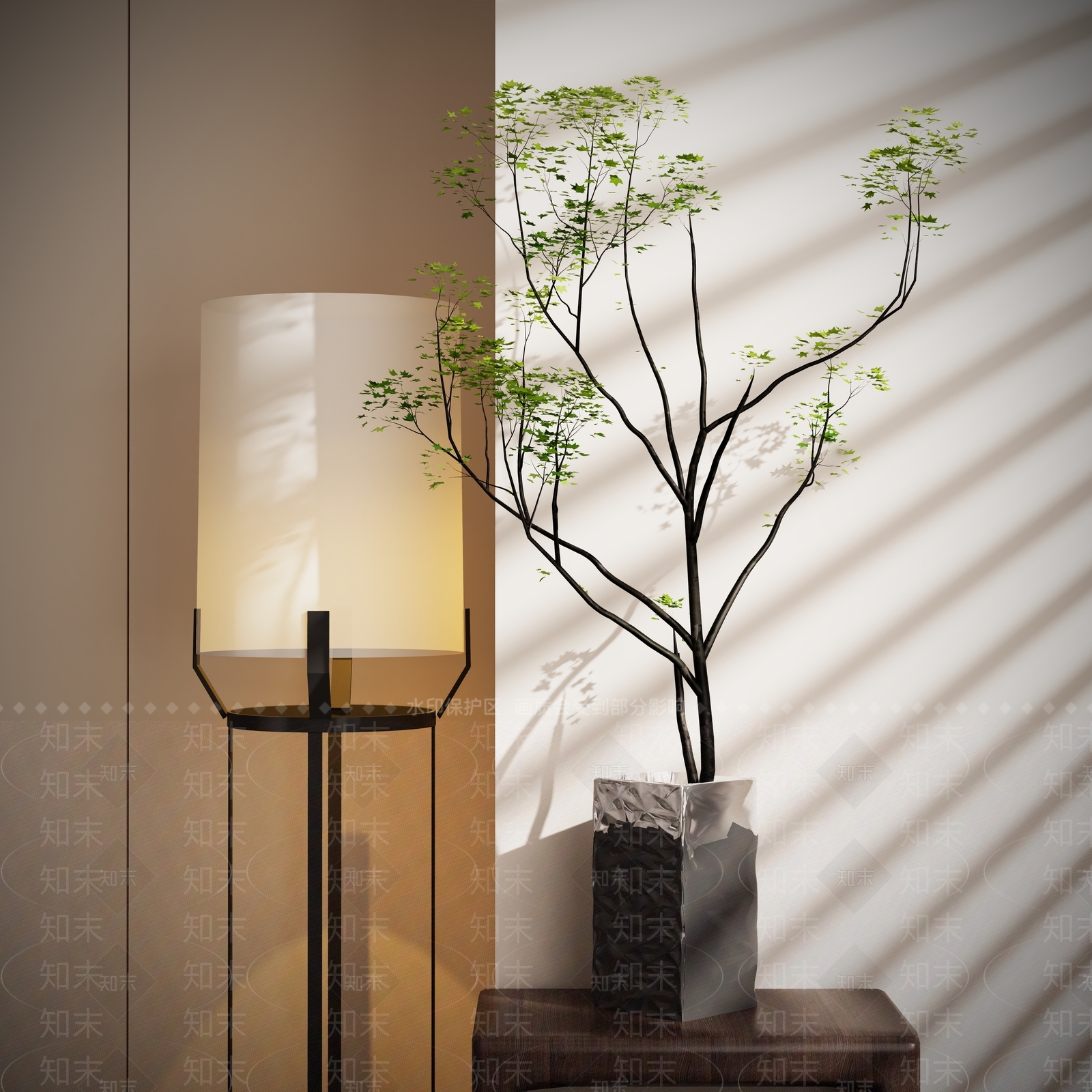 盆栽3D模型下载【ID:1187200541】
