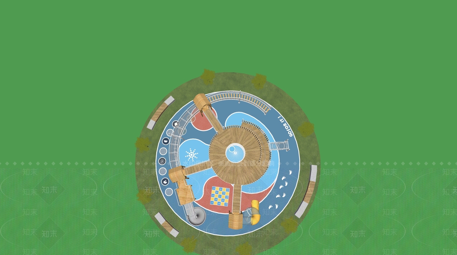 现代口袋公园SU模型下载【ID:1187201592】
