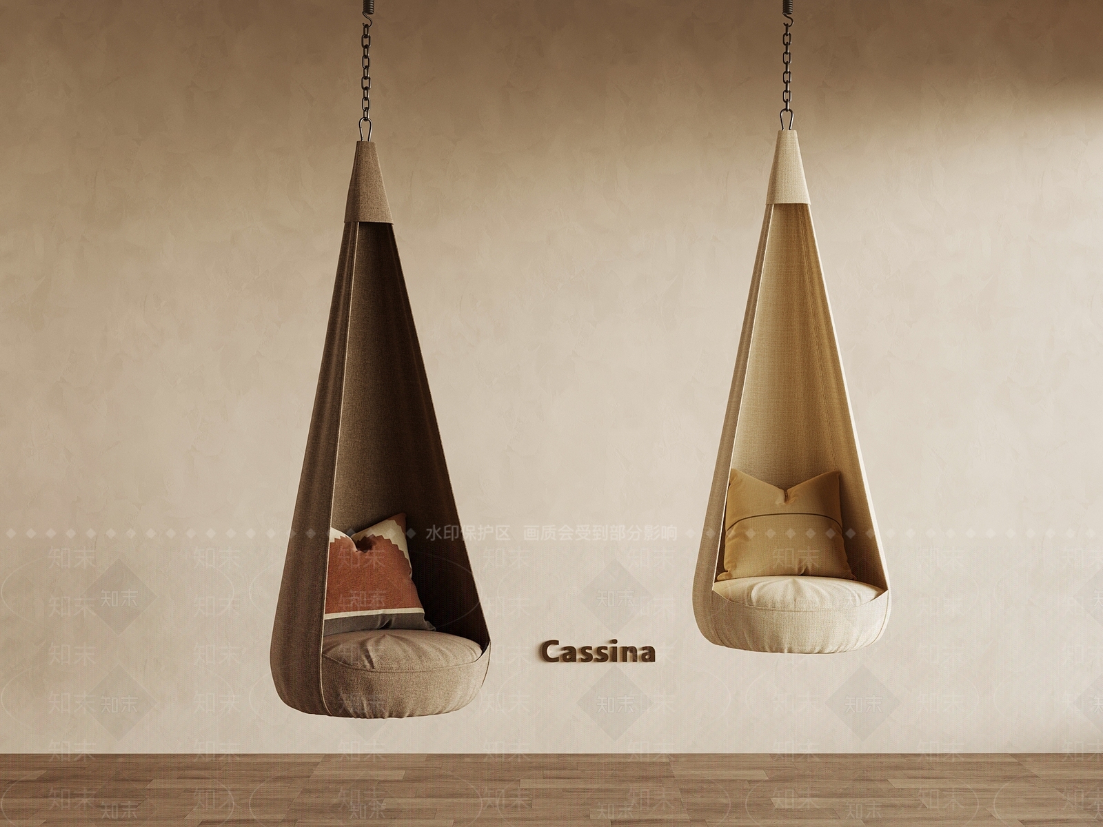 现代吊椅3D模型下载【ID:1187206132】