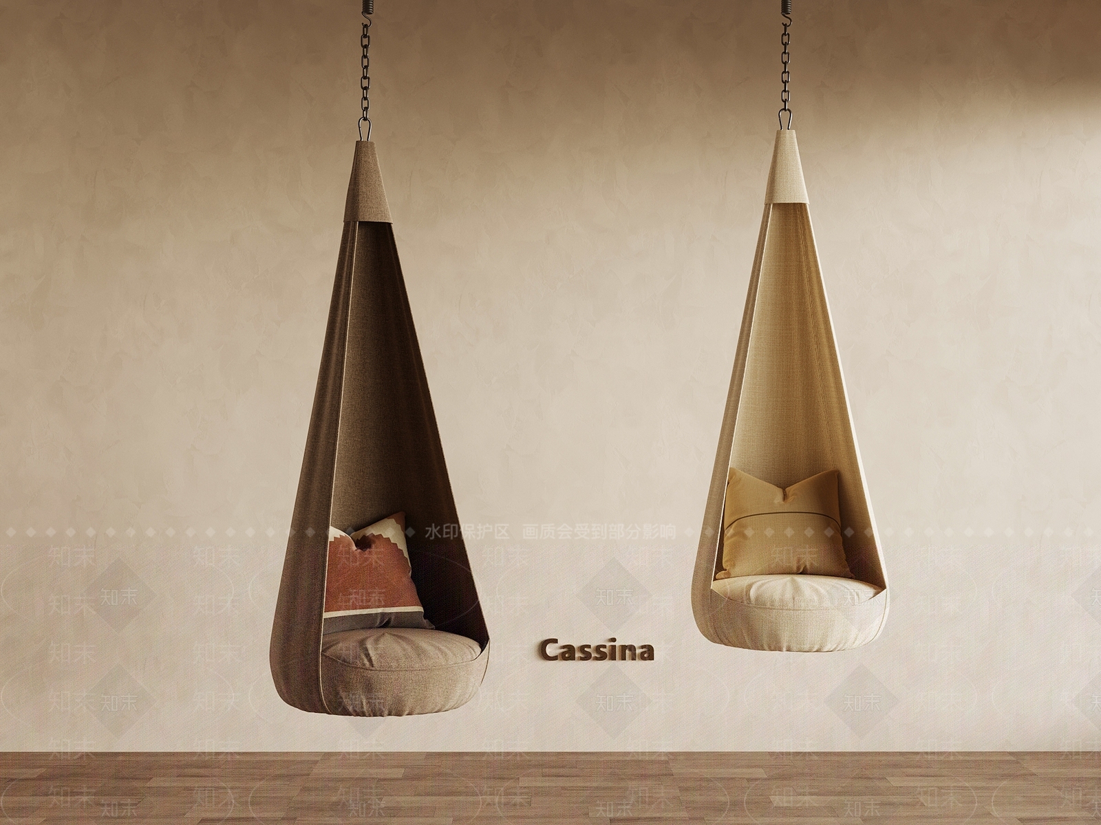 现代吊椅SU模型下载【ID:1187206232】