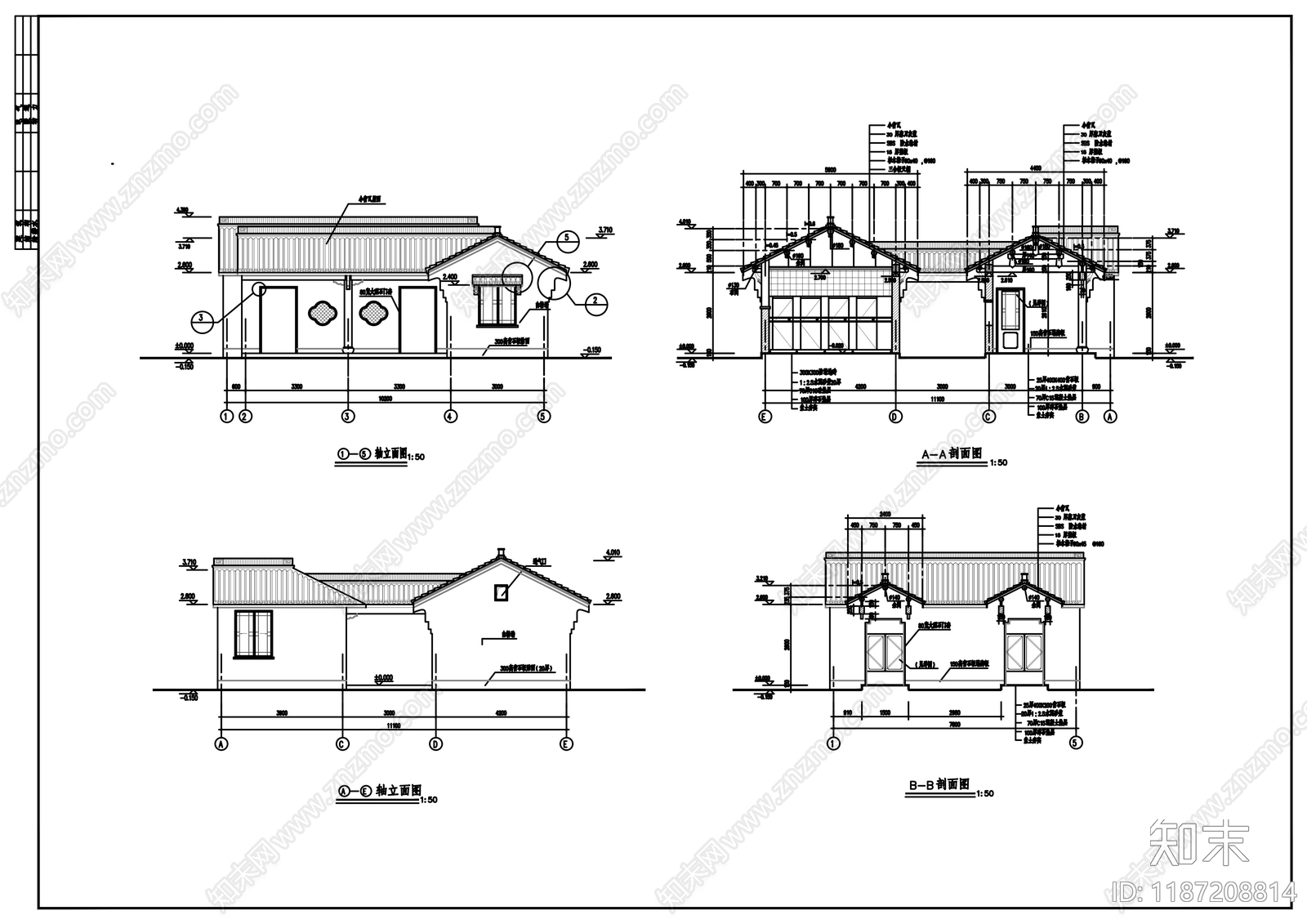 现代公厕cad施工图下载【ID:1187208814】