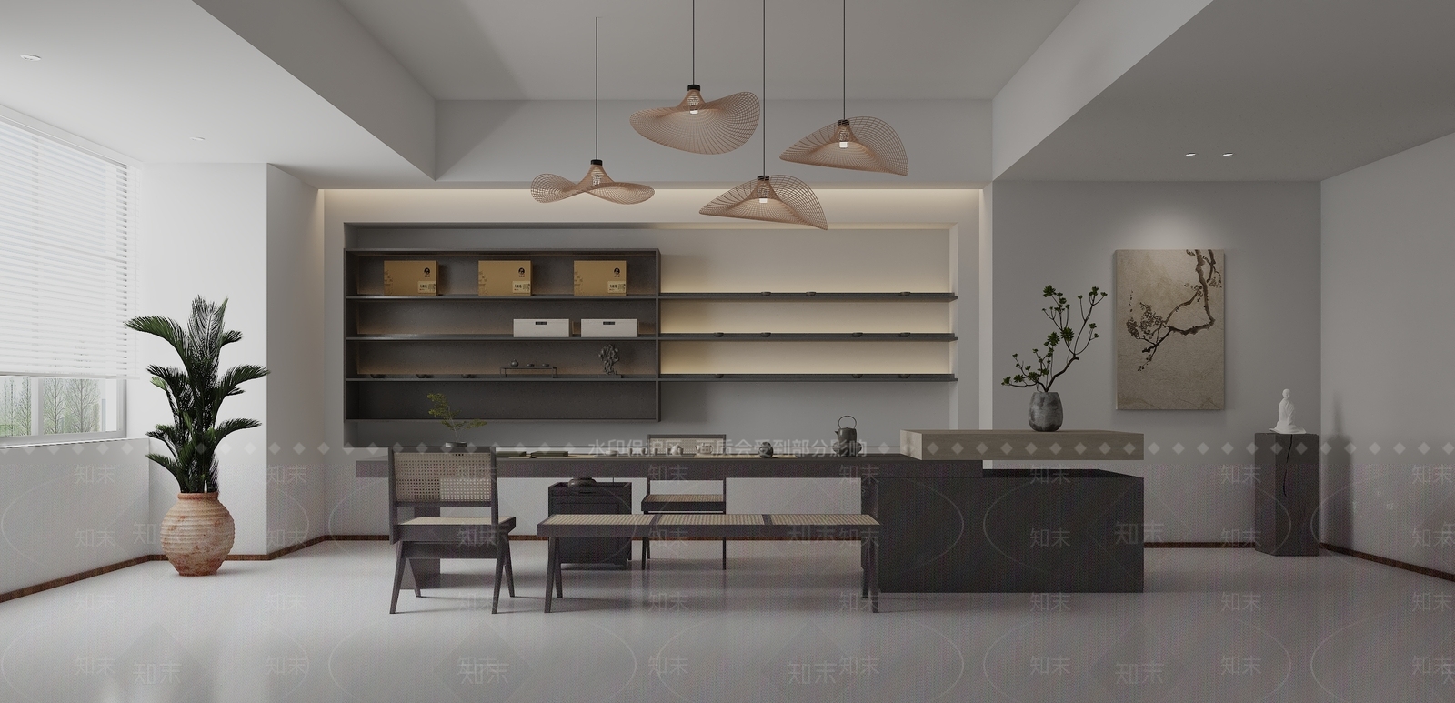 现代茶水间3D模型下载【ID:1187213304】