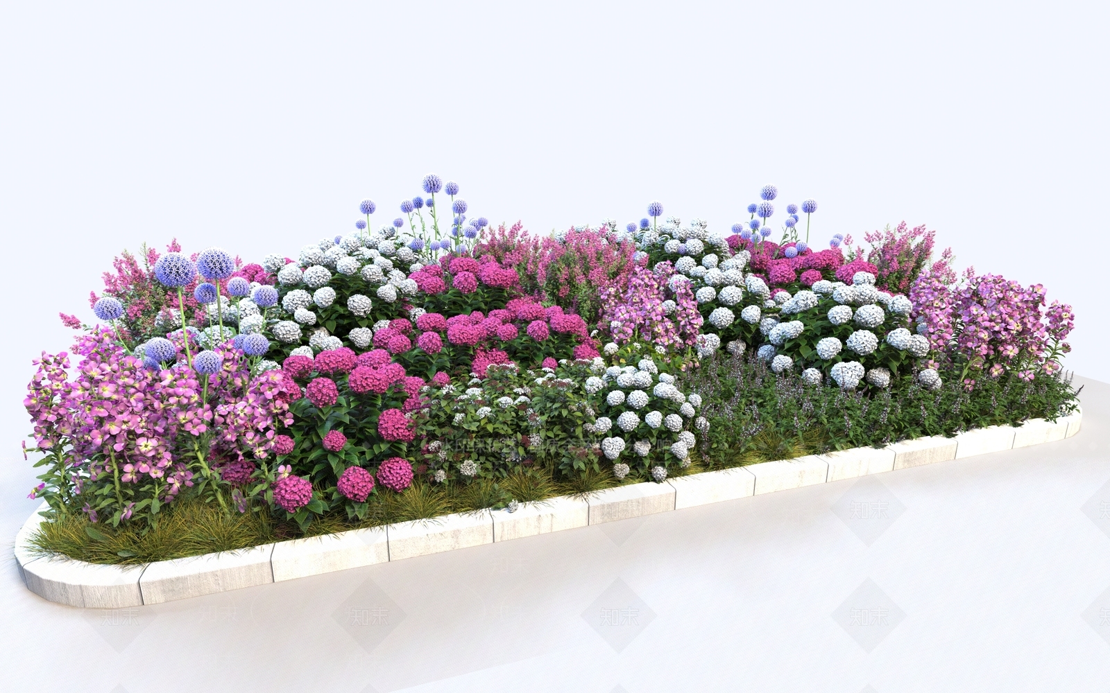 花坛3D模型下载【ID:1187219157】