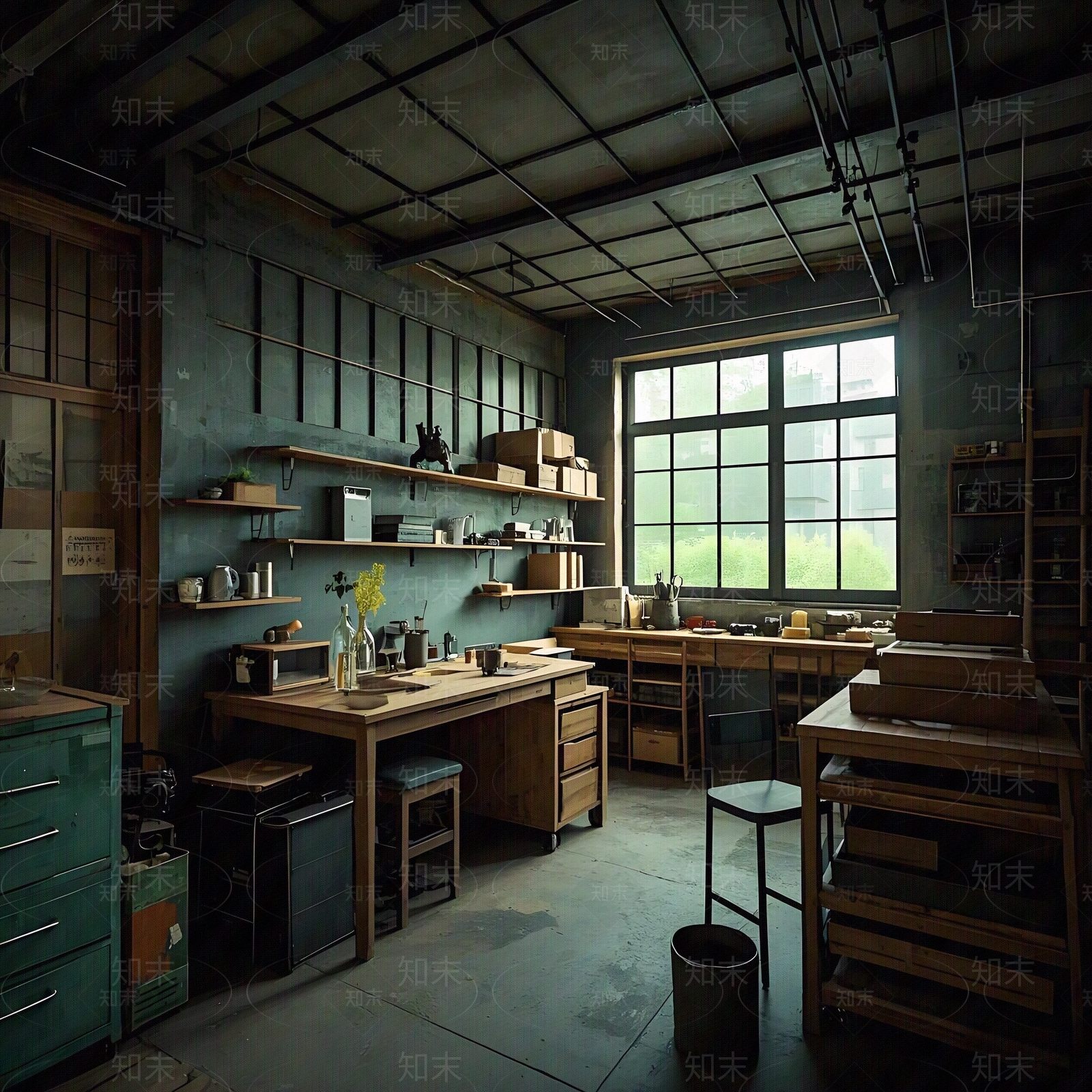 现代办公室贴图下载【ID:1187218842】