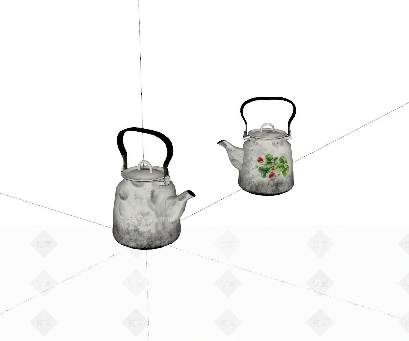 茶具SU模型下载【ID:1187224969】
