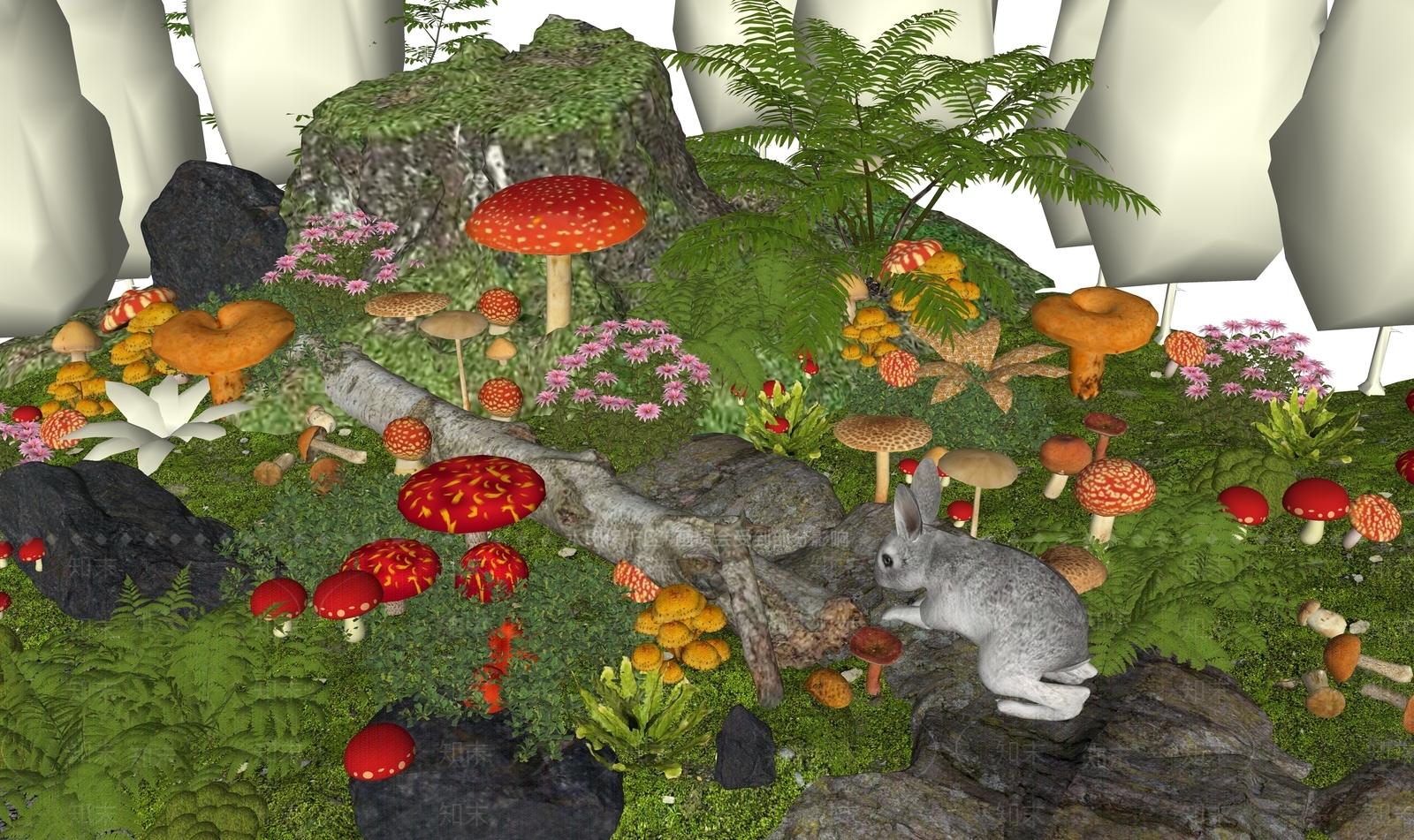 花草SU模型下载【ID:1187226963】