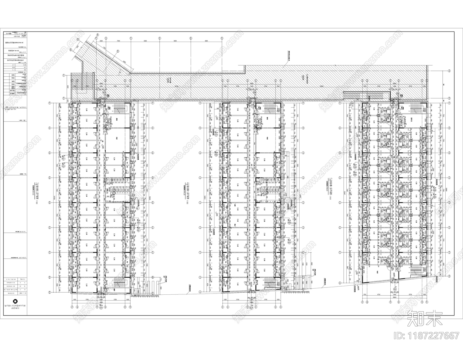 现代学校建筑施工图下载【ID:1187227667】