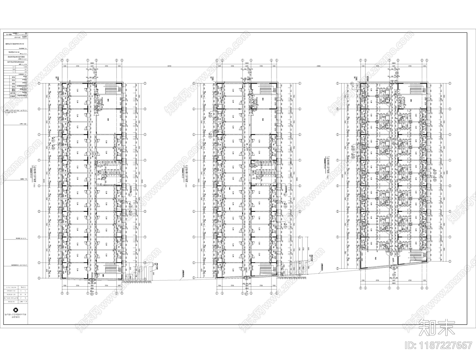 现代学校建筑cad施工图下载【ID:1187227667】