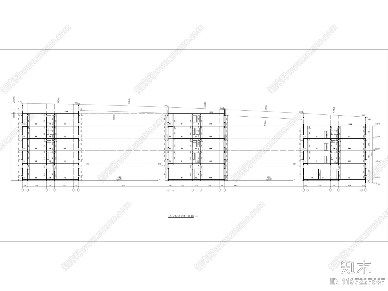现代学校建筑cad施工图下载【ID:1187227667】