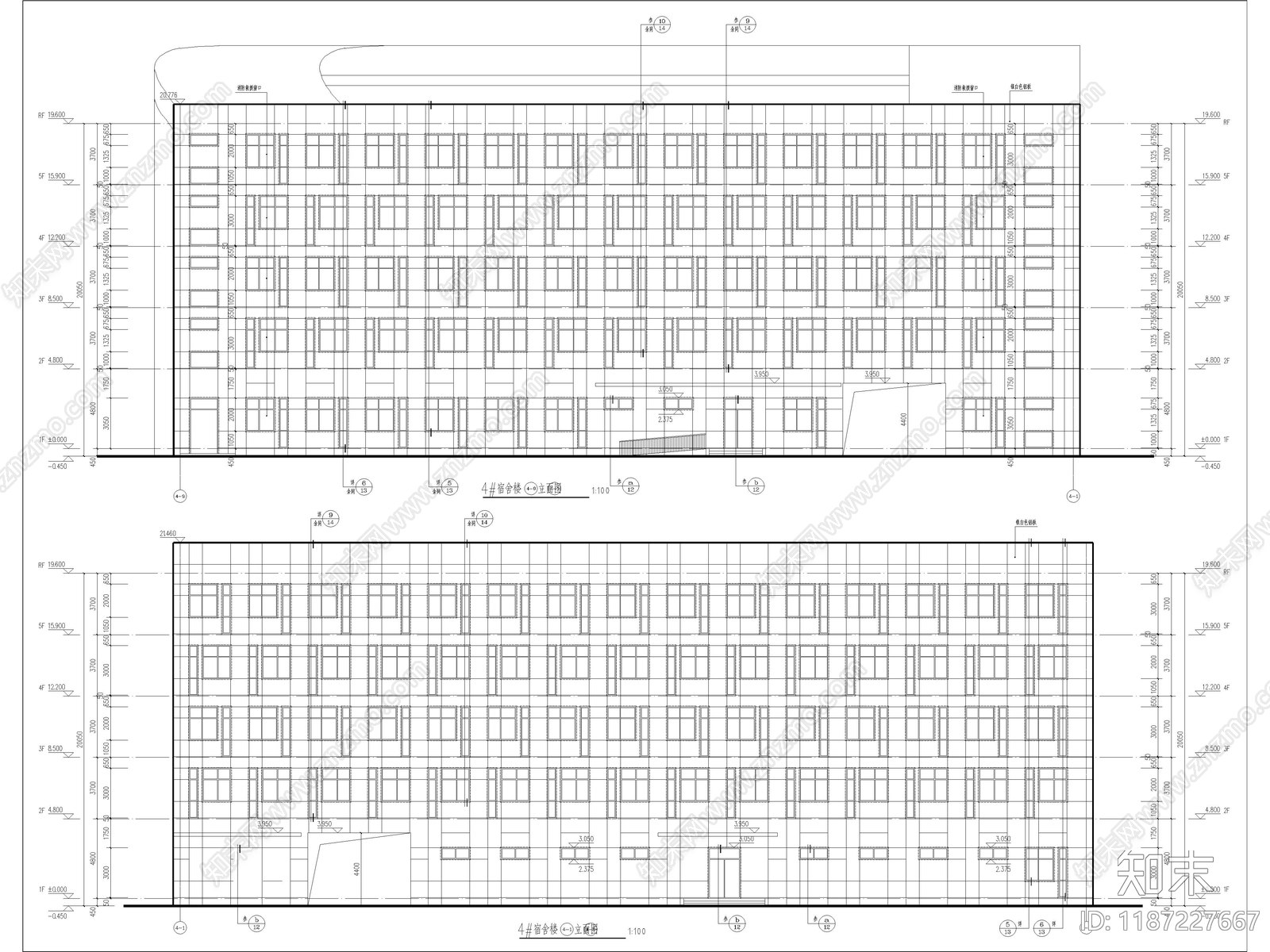 现代学校建筑cad施工图下载【ID:1187227667】