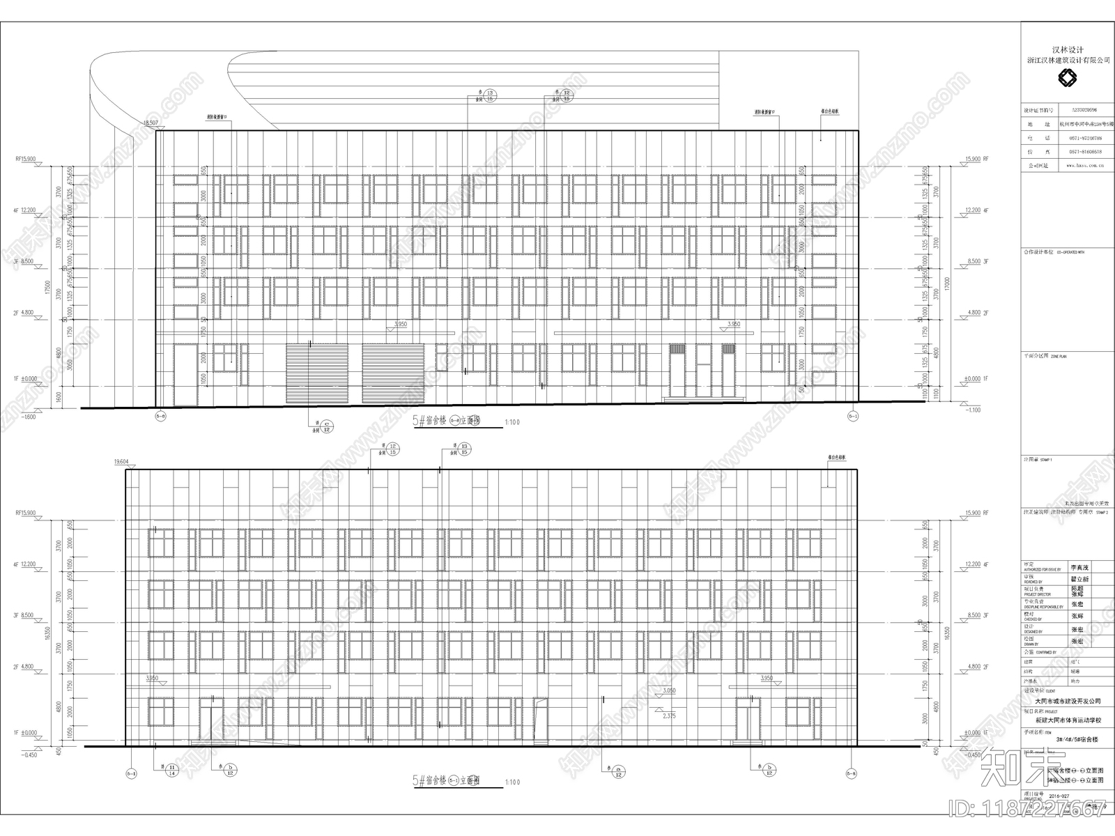 现代学校建筑cad施工图下载【ID:1187227667】