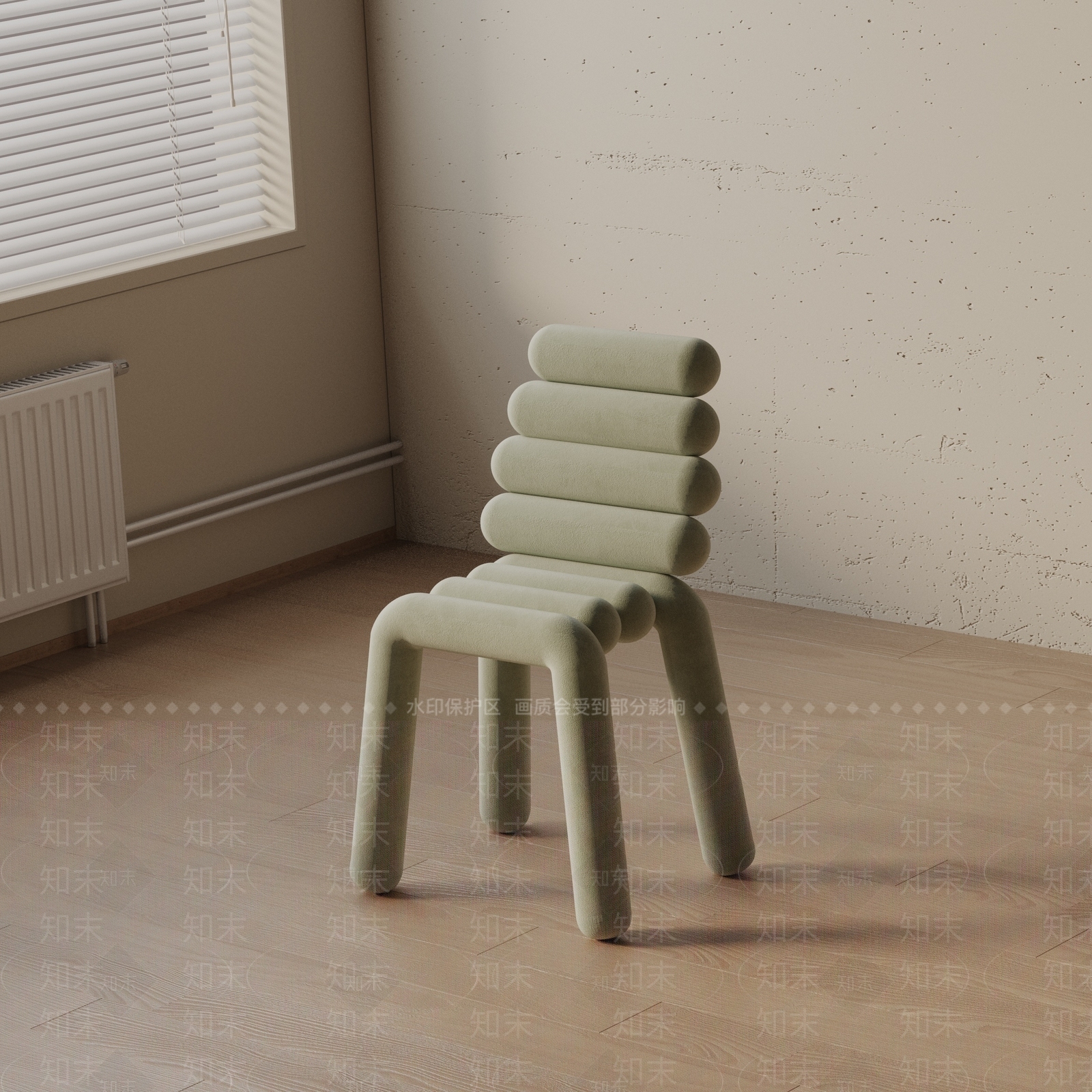 现代休闲椅3D模型下载【ID:1187233720】