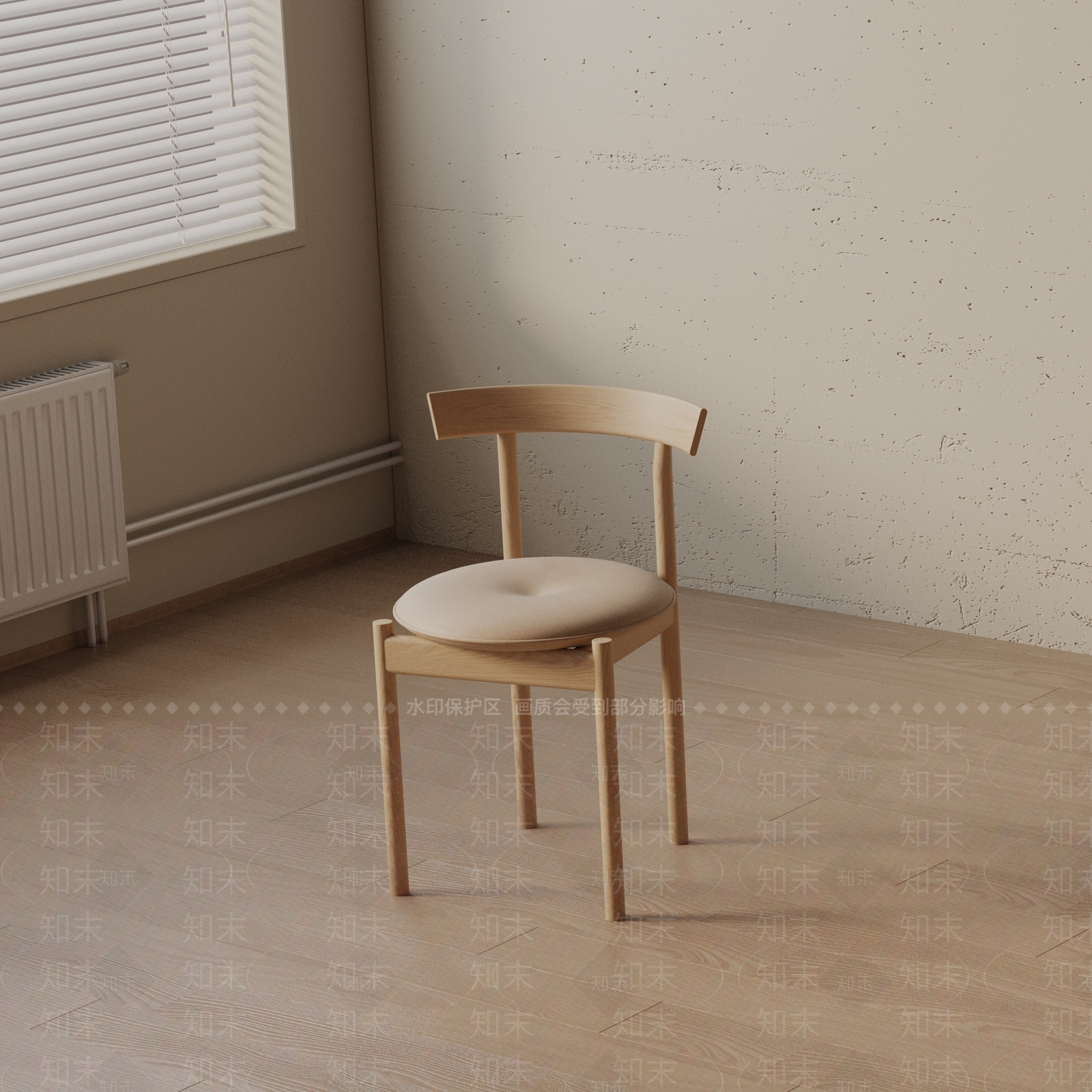 现代休闲椅3D模型下载【ID:1187234325】