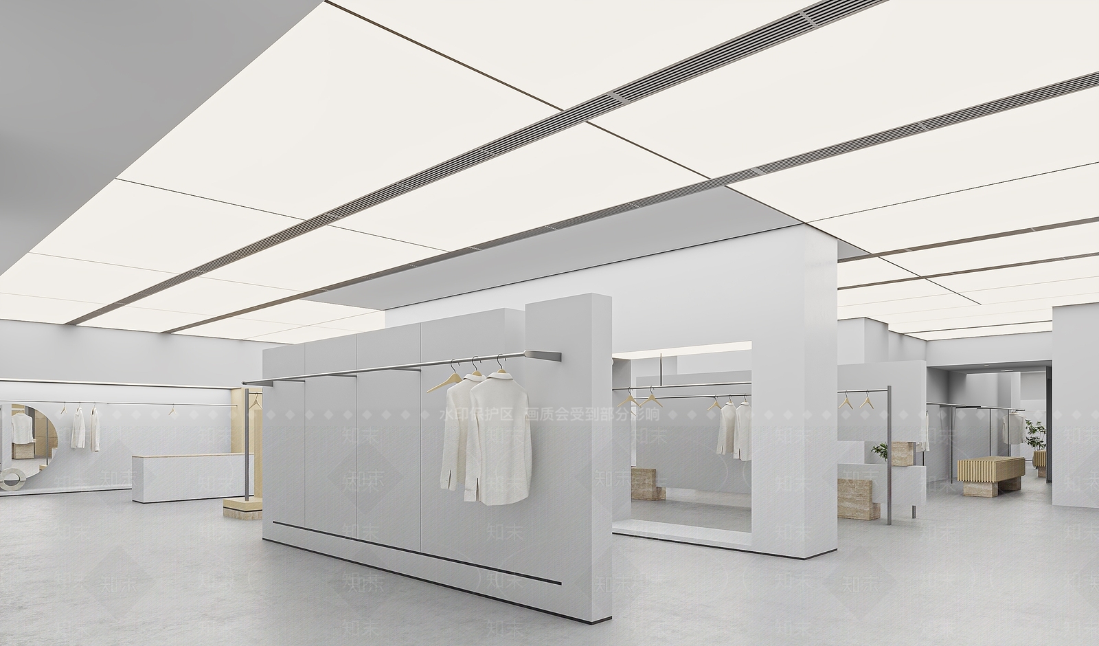 现代服装店3D模型下载【ID:1187244226】