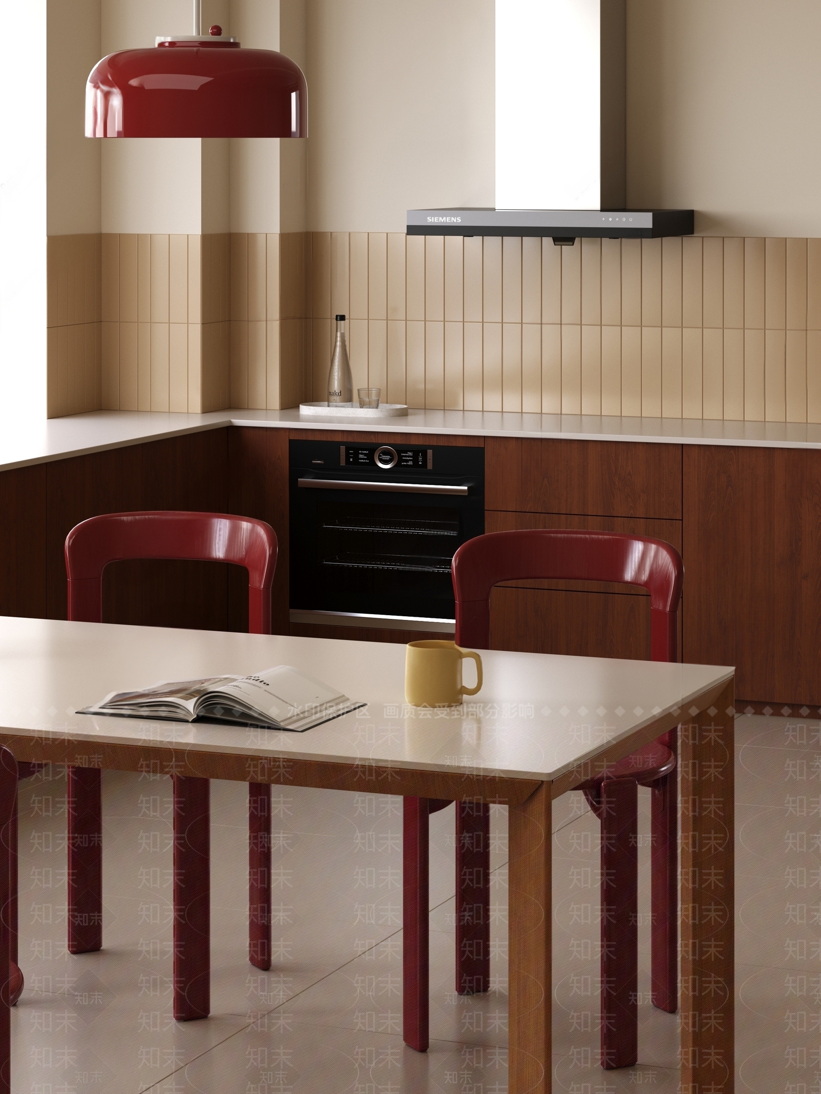 北欧中古家居餐厅3D模型下载【ID:1187258302】