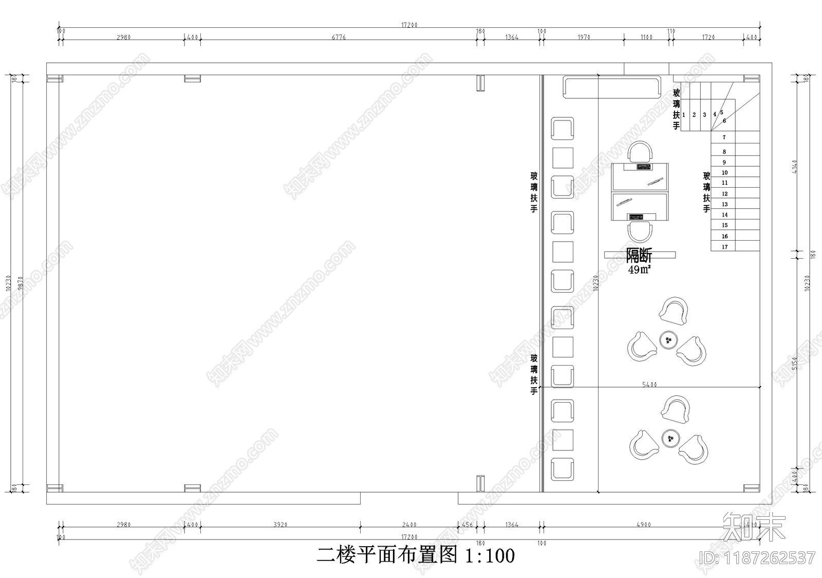 直播间cad施工图下载【ID:1187262537】