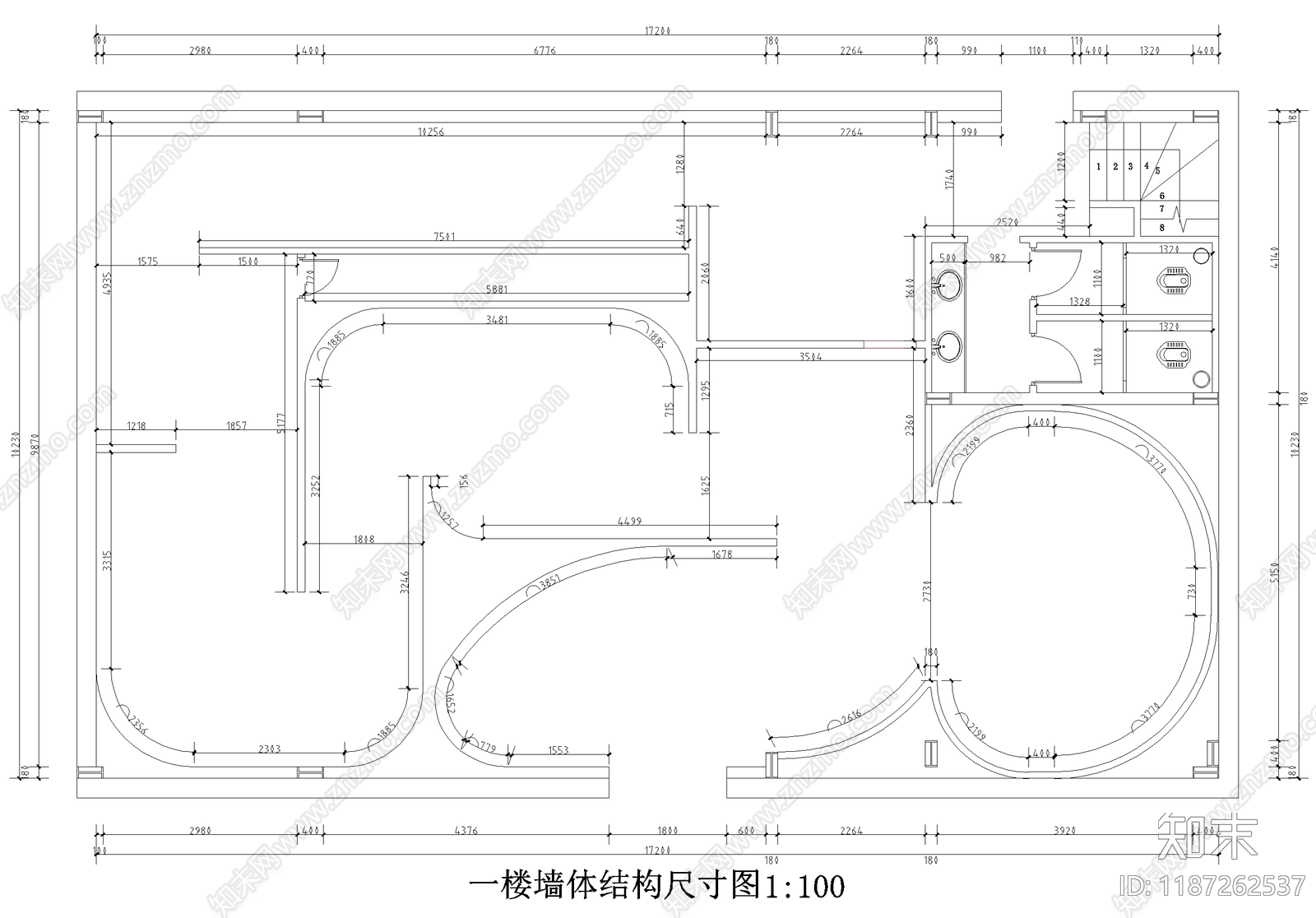 直播间cad施工图下载【ID:1187262537】