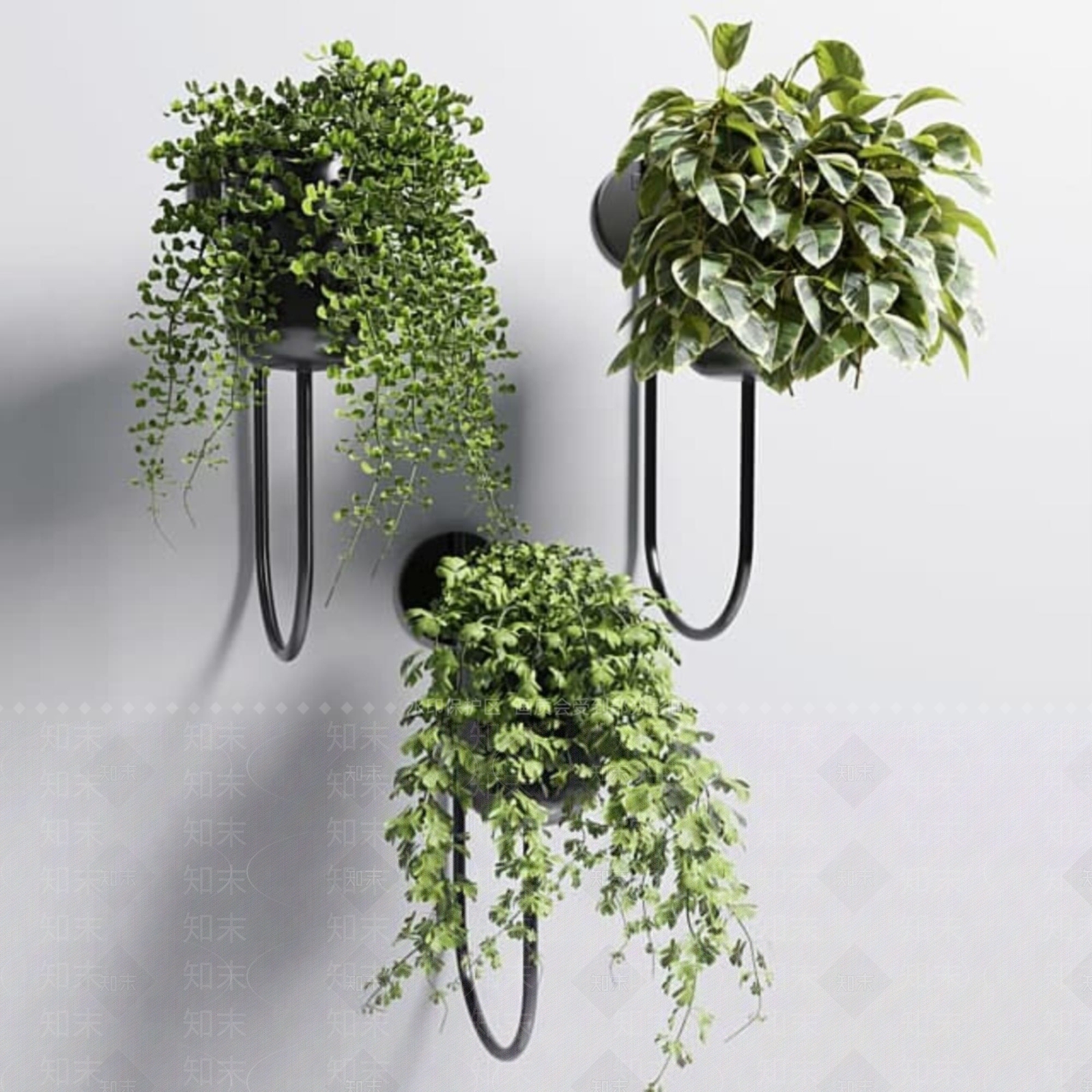绿植墙3D模型下载【ID:1187264152】