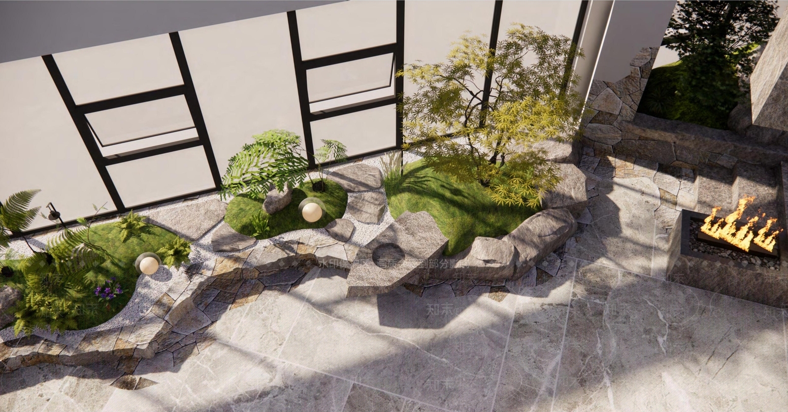 室内景观SU模型精品下载_SketchUp模型_知末网