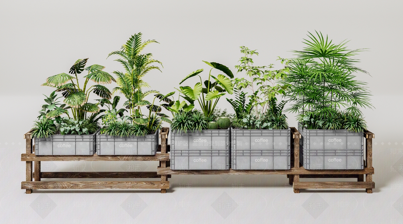 植物组合SU模型下载【ID:1187266663】