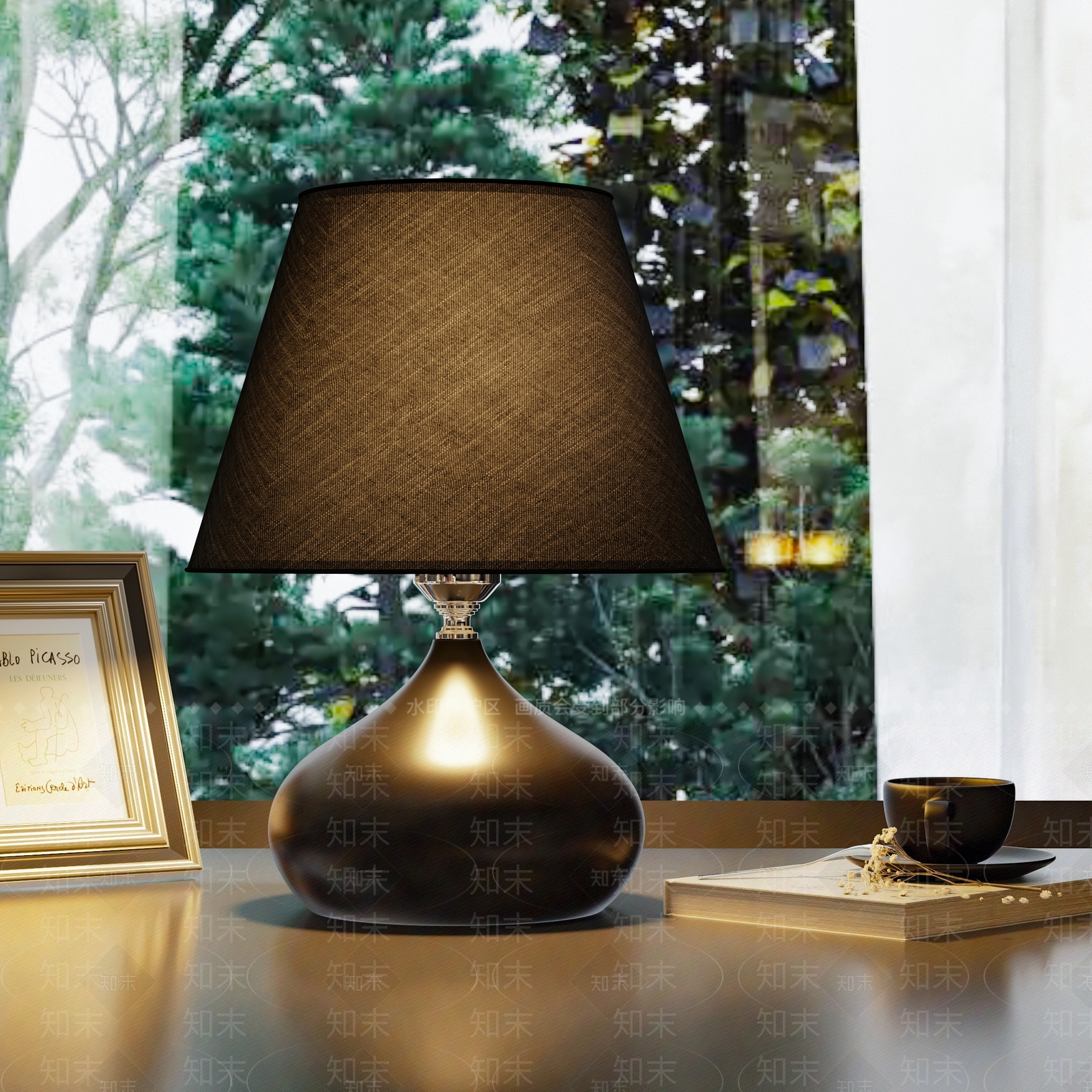 北欧简约台灯3D模型下载【ID:1187271132】