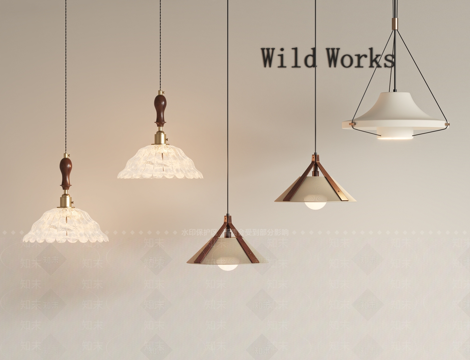 法式中古餐厅吊灯3D模型下载【ID:1187271874】