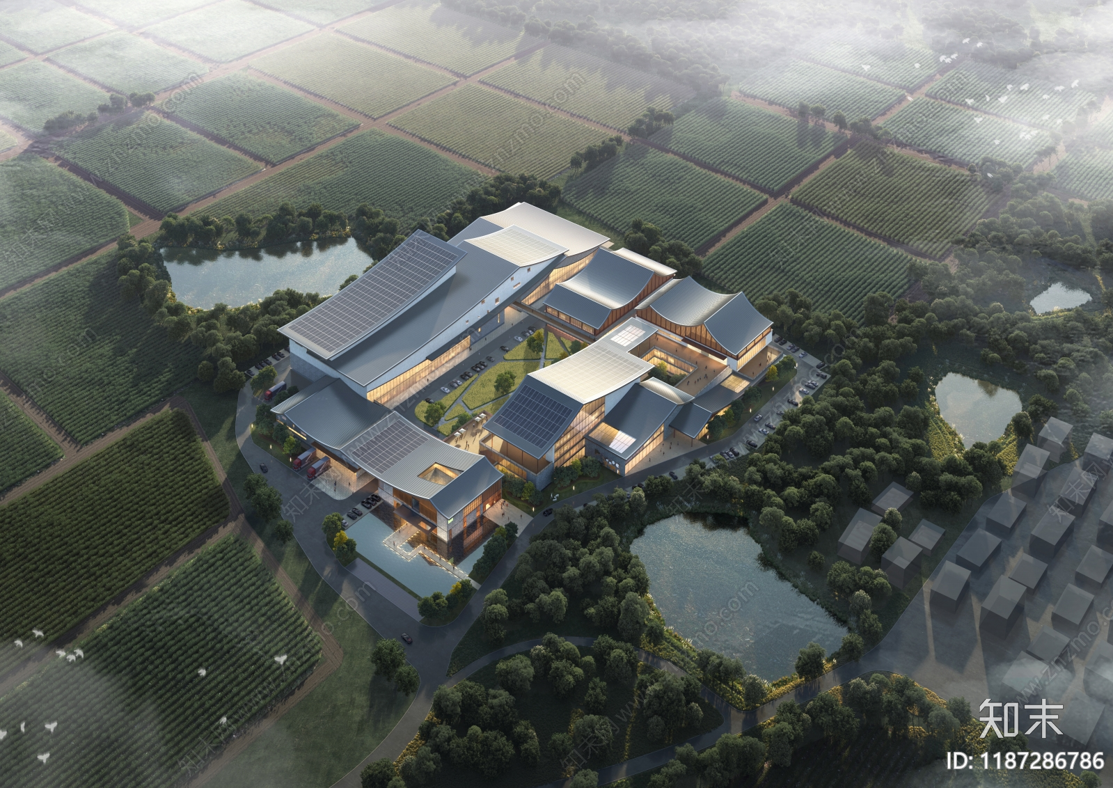 现代新中式其他公共建筑施工图下载【ID:1187286786】