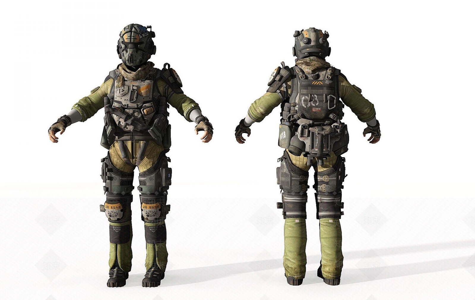 现代虚拟人物3D模型下载【ID:1187336363】