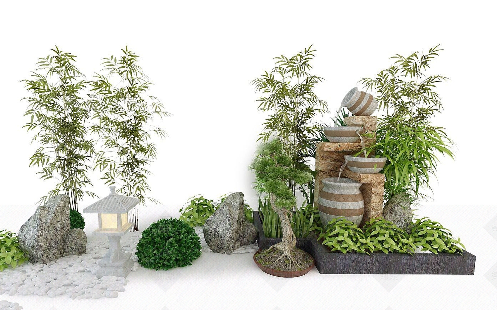 现代其他景观小品3D模型下载【ID:1187336196】