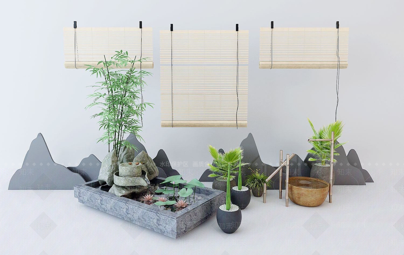 现代其他景观小品3D模型下载【ID:1187336134】