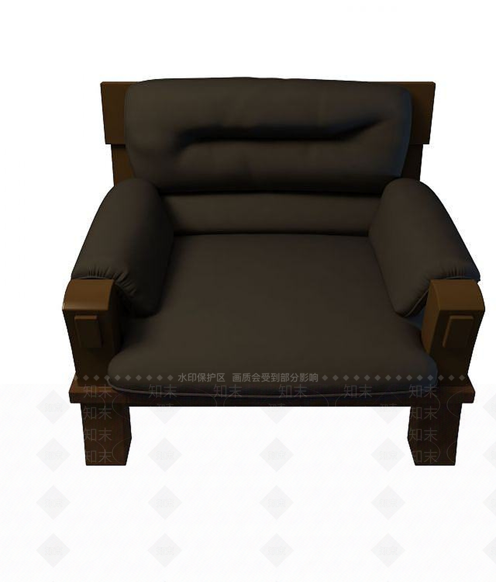 现代休闲椅3D模型下载【ID:1187336170】