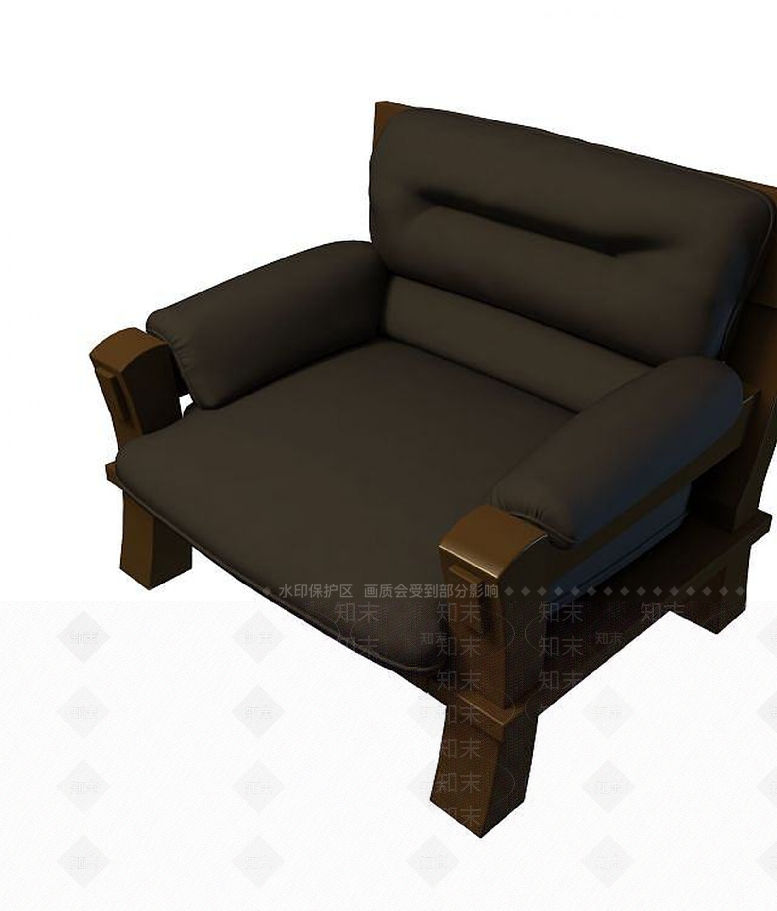 现代休闲椅3D模型下载【ID:1187336170】