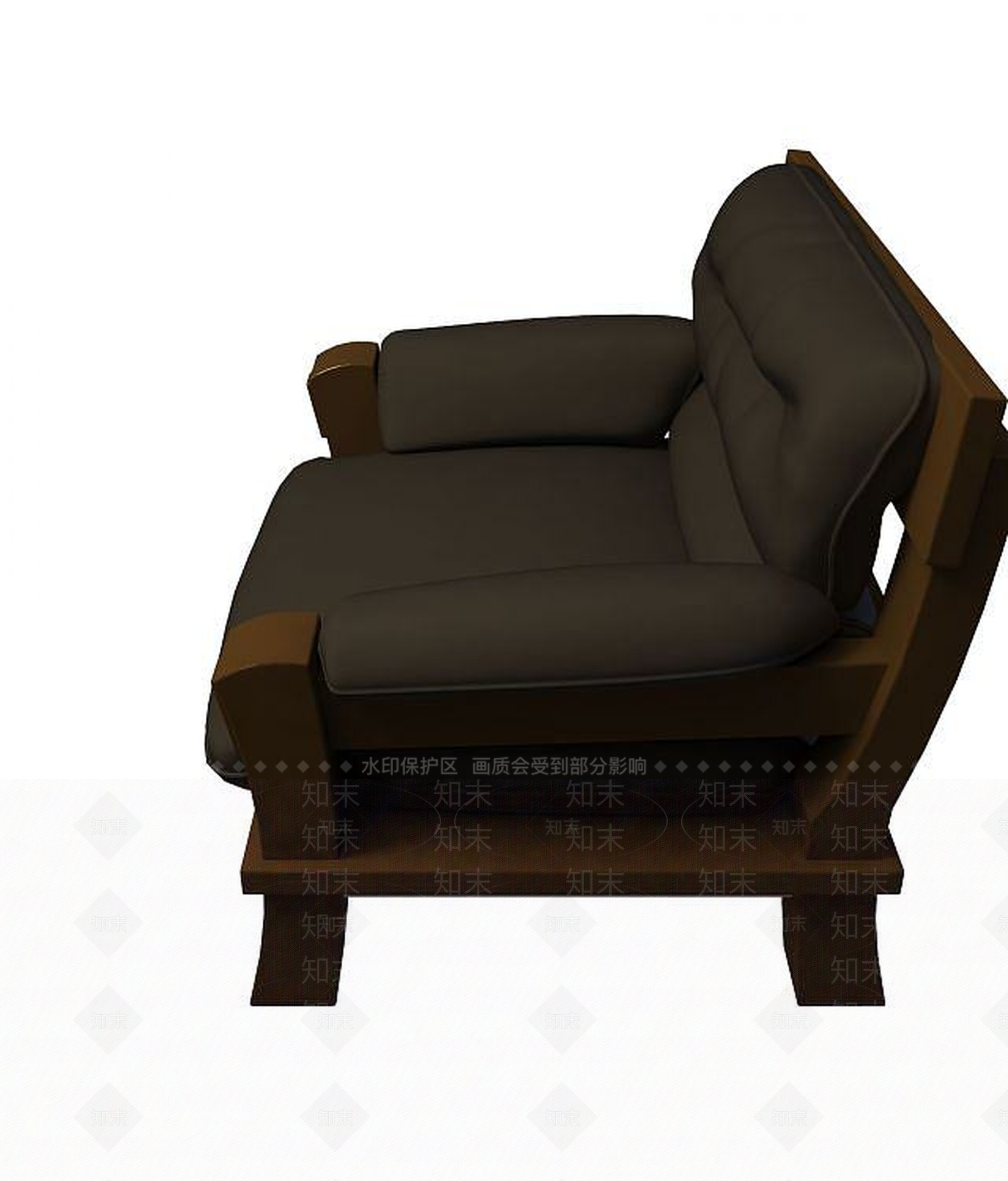 现代休闲椅3D模型下载【ID:1187336170】