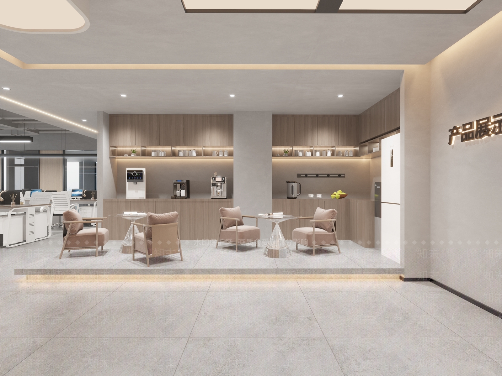 现代其他办公空间3D模型下载【ID:1187302547】