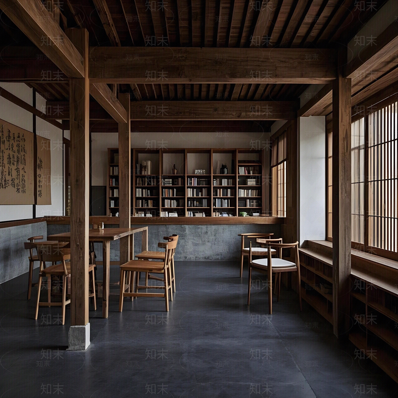 新中式其它内景贴图下载【ID:1187304059】