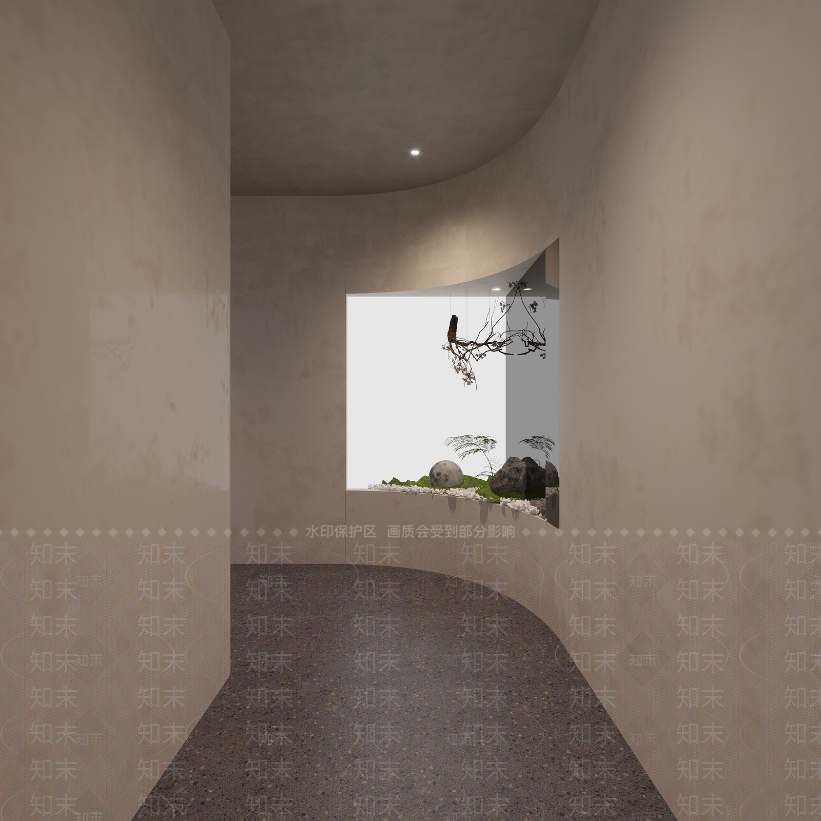 新中式侘寂茶馆3D模型下载【ID:1187310610】